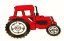 Patch zum Aufbügeln - Traktor - grün, blau, orange, rot - Größe 6,7 cm x 7 cm
