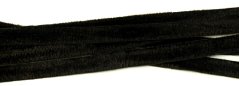 Samtband - dunkelbraun - Breite 0,6 cm