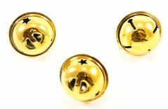 Jingle bell - gold - diameter 3 cm