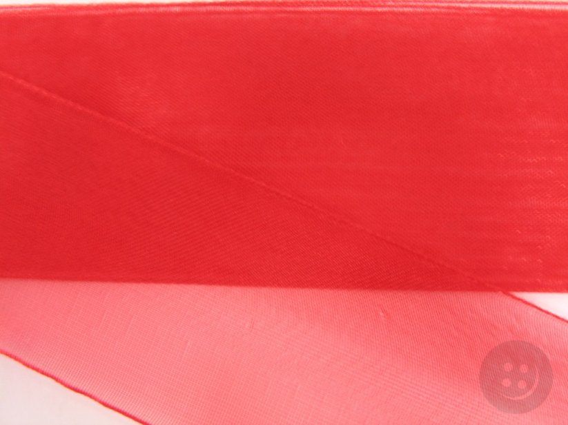Chiffon organza ribbon width - 4 cm
