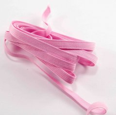 Colored elastic - pink - width 0,7 cm