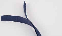 Našívacie suchý zips - tmavo modrá - šírka 2 cm