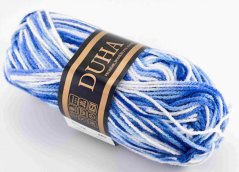 Příze Duha - modro bílá 433
