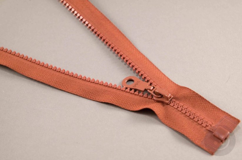 Dělitelný kostěný zip - délka (30 - 95 cm) - různé barvy