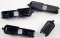 Plastic cord end - black - pulling hole diameter 0,5 cm