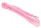 Shoe laces round - cotton - thin - pink - length 45 cm