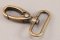 Swivel hook - antique brass - pulling hole width 4 cm