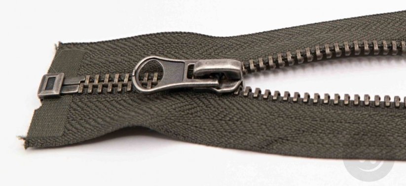 Dělitelný kovový starokovový zip č.5 více barev - délka (30 - 100 cm)