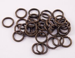 Ring - antique brass - inner diameter 1 cm