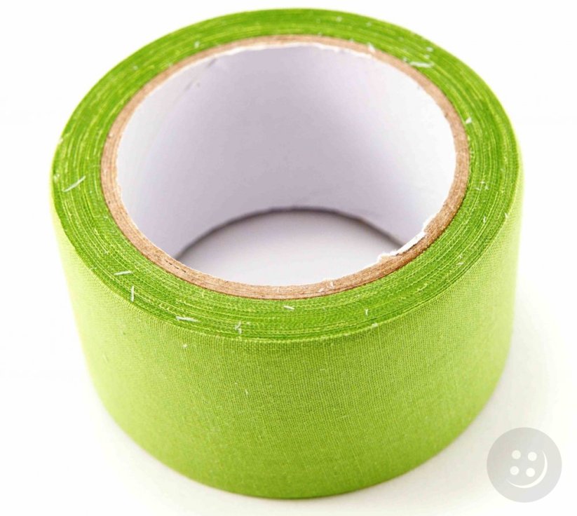 Carpet adhesive tape - light green - width 4,8 cm