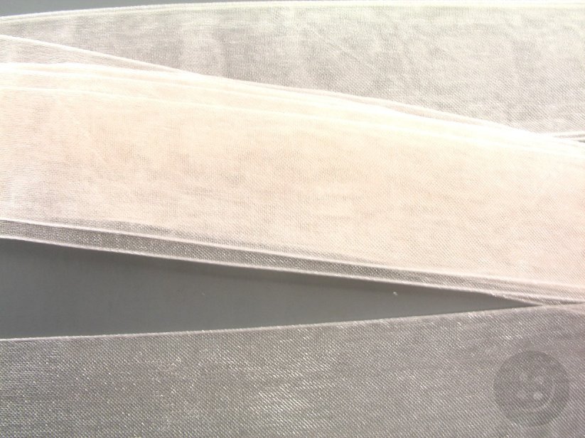 Chiffon organza ribbon - width 2,5 cm - MORE COLORS