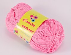 Yarn Camila natural - dark pink - color number 32