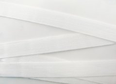 Batistka plátnovka – bílá - šíře 1 cm