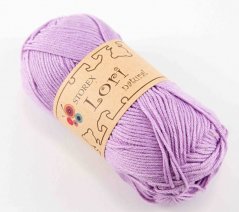 Yarn Lori natural - purple - 54