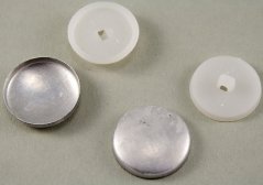 Self-cover button - diameter 2.5 cm - size 40