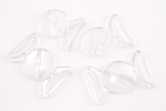 BH-Verschluss – transparent – 1,5 cm Öffnung