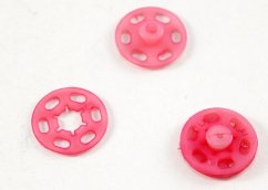 Plastic snap - antique pink - diameter 1.8 cm