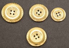 Metal button - gold - diameter 2,3 cm