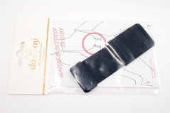Vkládací podprsenkový prodlužovač obvodu - černá - délka 11 cm - rozteč háčků 2 cm