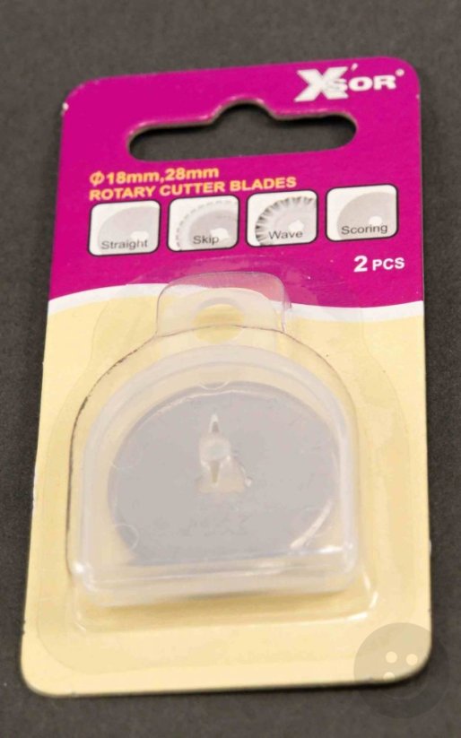 Ersatzklingen für Rädchenschneider (2 Stück) - Durchmesser 2,8 cm