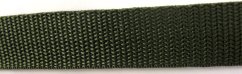 Polypropylenový popruh - khaki - šířka 2,5 cm