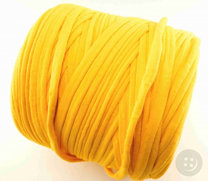 Cotton Spaghetti yarn - yellow - 1000g