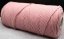 Macrame - old pink - diameter 0.3 cm - roll 100 meters