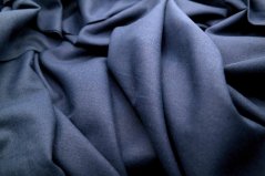Bavlnené plátno - tmavo modrá - šírka 145 cm