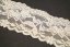 Elastic lace trim - cream - width 5,5 cm