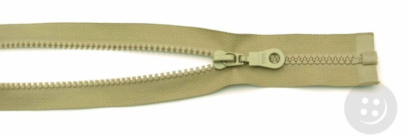 Plastic open-end zippers cubes - length (30 - 95 cm) - various colours