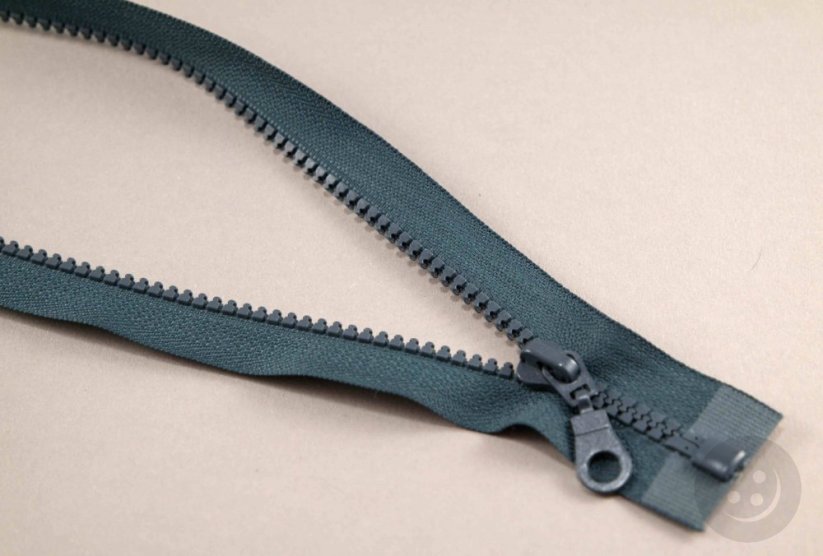 Dělitelný kostěný zip - délka (30 - 95 cm) - různé barvy