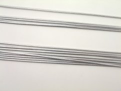Lurexová šňůrka stříbrná - průměr 0,15 cm