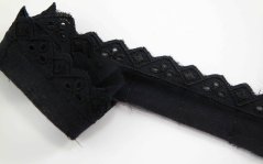 Madeira trim - black - width 2,5 cm