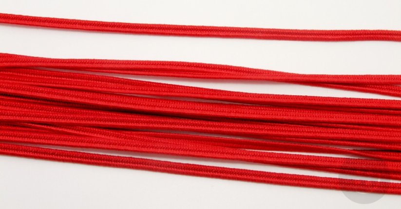 Šujtaška - červená - šírka: 0,3 cm