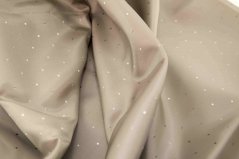 Lining acetate viscose beige with dots
