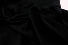 Sweat fabric uncombed - black - width 155 cm