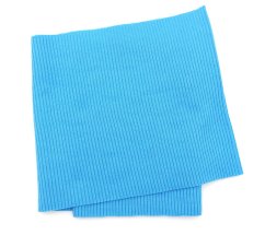 Türkises Polyester-Bündchen, 15 × 70 cm