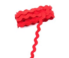 Textilná hadovka - červená - šírka 0,73 cm