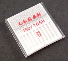 Ihly do šijacích strojov Organ - 10 ks - veľkosť 90