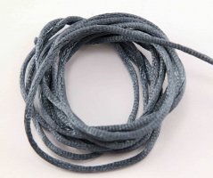 Satin cord - grey - diameter 0.2 cm