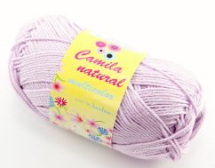 Příze Camila natural - světle fialová 51