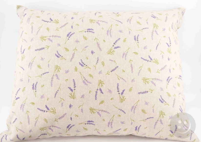 Bylinkový polštářek pro klidný spánek - snítky levandule - rozměr 35 cm x 28 cm