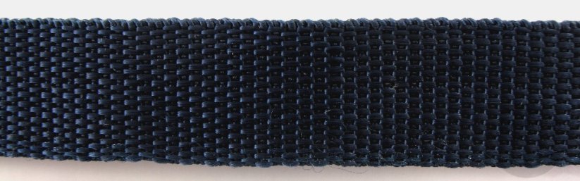 Polypropylene webbing - dark blue - width 2 cm