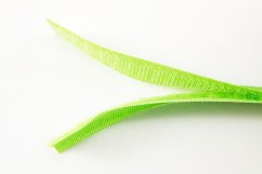 Našívacie suchý zips - zelená - šírka 2 cm