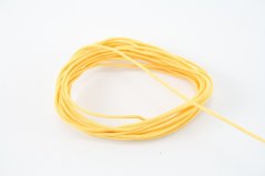 Thin round elastics - yellow - diameter 0,12 cm