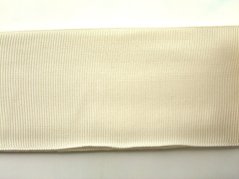 Rypsová stuha - krémová - šírka 5,5 cm