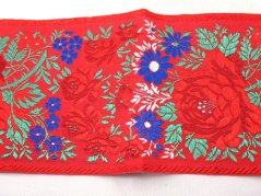 Trachtenborte - rot - Breite 9,9 cm