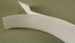 Sew-on velcro tape - white - width 5 cm