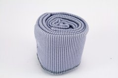 Elastic rib knit kit - light gray