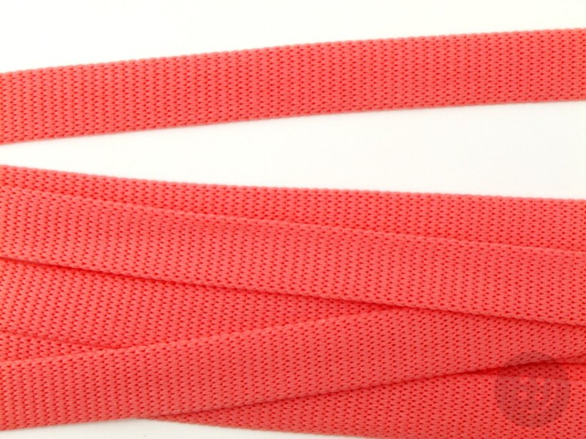 Textilná dutinka - stredne lososová - šírka 1 cm